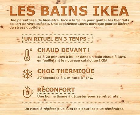 Paris : IKEA installe des bains nordiques sur les bords de Seine