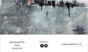 Galerie LEE   exposition Jacqueline DOLY  à partir d 14 Février 2019