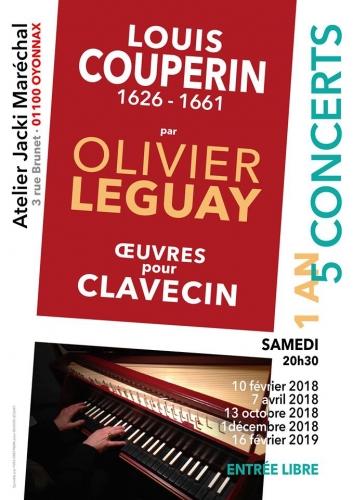 olivier leguay claveciniste,couperin,atelier jacki maréchal,musique,concert,blog littéraire de christian cottet-emard