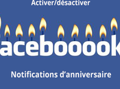 Comment activer désactiver notifications d’anniversaire facebook