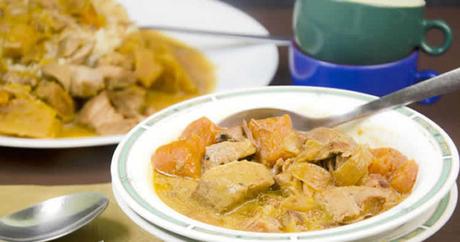 porc aux patates douces et curry au cookeo porc aux patates douces et curry au cookeo