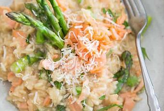 Risotto Au Saumon Et Asperges Au Cookeo Paperblog