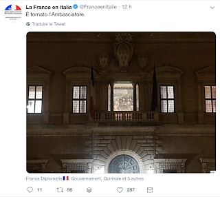 Italie – France : È tornato l’Ambasciatore.