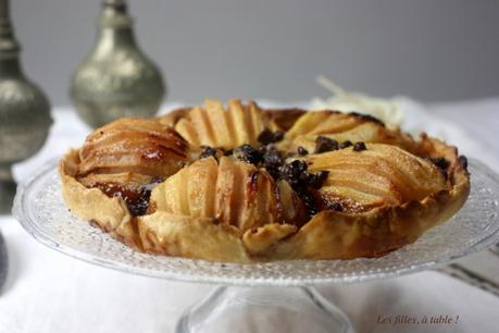 Tarte aux poires et chocolat