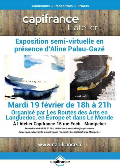 MONTPELLIER – Routes des Arts en Languedoc – Aline Palau-Gazé – 19 février