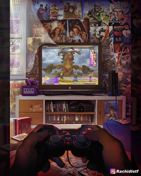 Cet illustrateur recrée les différentes époques de sa chambre de Gamer