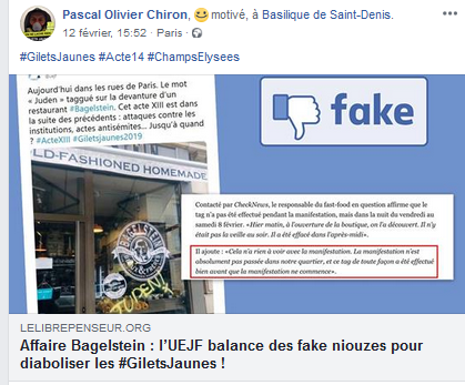 Pascal Olivier Chiron et le grand complot judéo-maçonnique #Giletsjaunes #antisemitisme