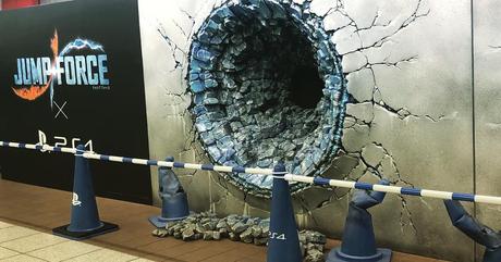 Jump Force : une pub en trompe l’oeil dans le métro Jump Force : une pub en trompe l’oeil dans le métro