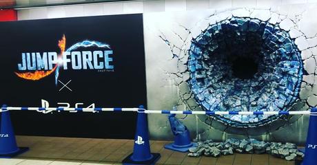 Jump Force : une pub en trompe l’oeil dans le métro Jump Force : une pub en trompe l’oeil dans le métro