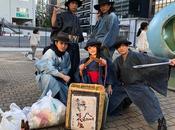 Japon, Samouraïs spécialistes propreté rues