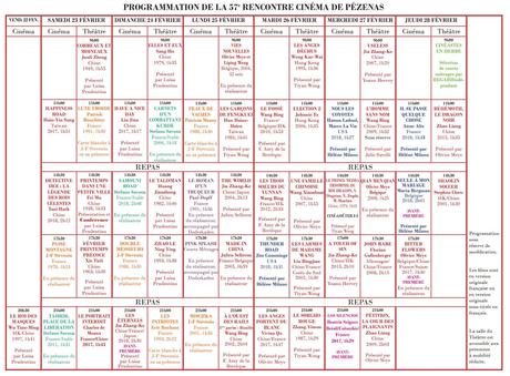 57e RENCONTRE CINÉMA DE PÉZENAS