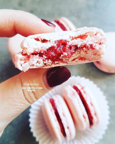 Macarons à la Fraise