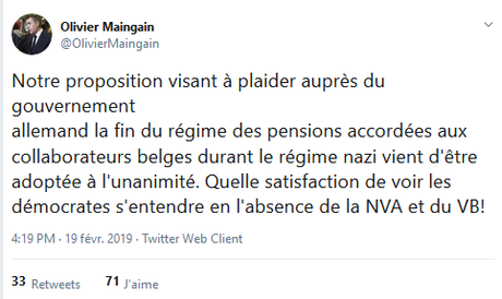 27 SS belges toujours indemnisés par l’Allemagne… soutenus par l’extrême-droite 27 SS belges toujours indemnisés par l’Allemagne… soutenus par l’extrême-droite