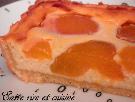 Tarte cheesecake à la ricotta, à la vanille et aux abricots C'est délicieux !