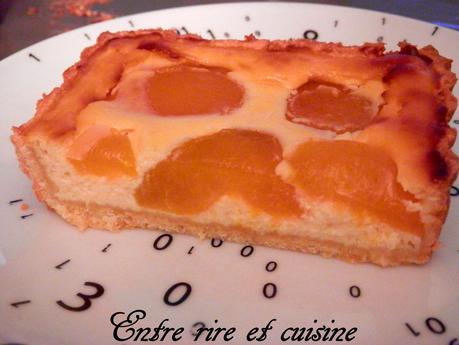 Tarte cheesecake à la ricotta, à la vanille et aux abricots Tarte cheesecake à la ricotta, à la vanille et aux abricots