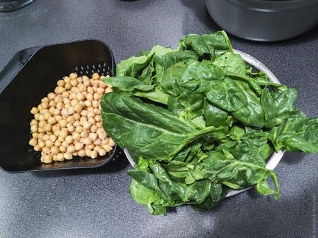 Chole ? – Pois chiches aux épinards (chana palak)