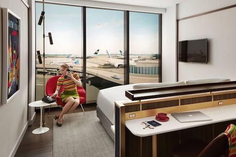 EVASION : Un terminal d’aéroport abandonné transformé en hôtel de luxe 08_TWA_Hotel_Model_Room.0