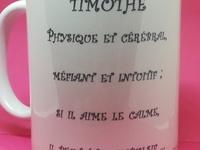 Nouveaux Mugs Prénom Lily la Plume