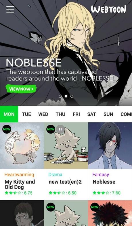 Instant découverte(s) : LINE Webtoon