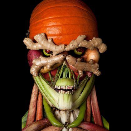 Portraits fruits et légumes de Klaus Enrique