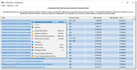 FileOptimizer - optimisez la taille de vos fichiers FileOptimizer - optimisez la taille de vos fichiers