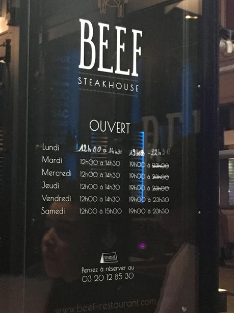 Dîner à Lille : Beef Steakhouse