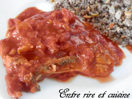 Côtes de porc tandoori à la tomate Côtes de porc tandoori à la tomate