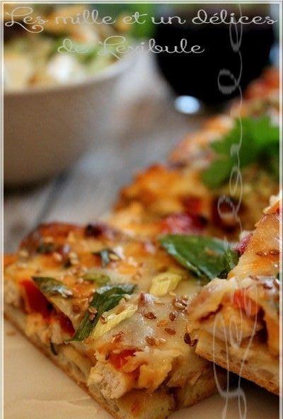 ~Pizza au poulet et arachides~