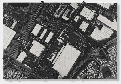 Black Scalpel Cityscapes de Damien Hirst