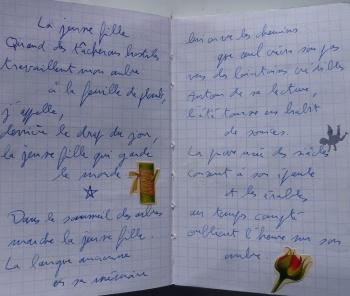 Rareté la jeune fille,a rapariga,christian cottet-emard,poème,littérature,france,portugal,recueil bilingue français portugais,traduction suzana marto,blog littéraire de christian cottet-emard,rareté bibliophilie,collection,édition originale 2001,tirage limité,éditions orage lagune express,oyonnax,médiathèque municipale oyonnax,centre culturel louis aragon oyonnax,dépôt légal 2001,bnf,bibliothèque nationale de france,manuscrit,carnet,ain,rhône alpes auvergne,europe,haut bugey