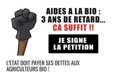 Les Français se mobilisent pour que l'Etat paye ses dettes aux agriculteurs bio