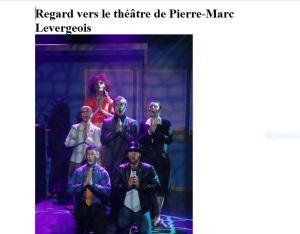 Regard vers le théâtre de Pierre-Marc Levergeois « Chance » Théâtre La Bruyère