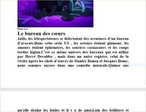 Regard vers le théâtre de Pierre-Marc Levergeois « Chance » Théâtre La Bruyère