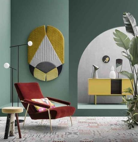Comment adopter la décoration vert céladon décoration vert céladon couleur rouge velours ethnique - blog déco - clem around the corner