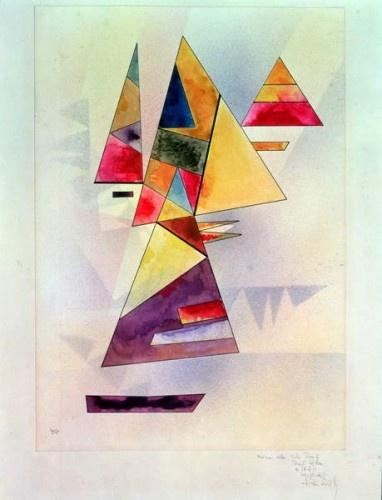 Wassily Kandinsky - Composition 1930 (encre de Chine et indienne) 