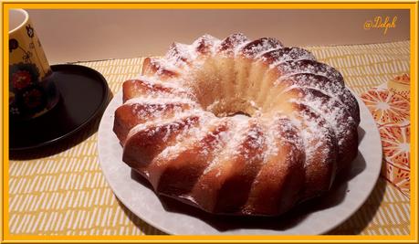 Cake à l'orange Sanguine au lait concentré sucré