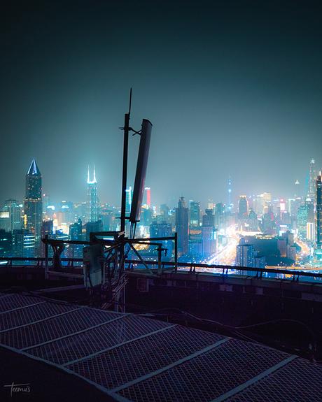 Ses photos de Shanghai semblent sortir de Blade Runner