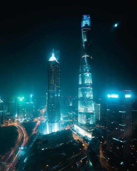 Ses photos de Shanghai semblent sortir de Blade Runner