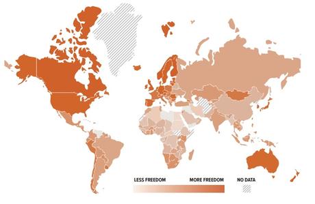 Indice de liberté humaine 2018 : des libertés individuelles au point mort