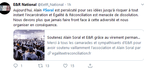 @AlainSoralOffic, cumulard de la haine et de l’escroquerie en bande organisée, via @EetR_National #antisemitisme