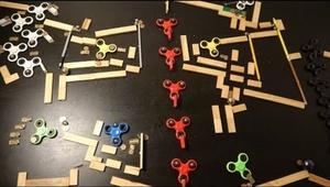 Rube Goldberg sur plan incliné