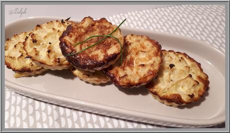 Tartelettes au chou-fleur et Roquefort Tartelettes au chou-fleur et Roquefort