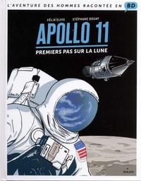 Apollo 11. Premiers pas sur la lune de Félix Elvis illustré par Stéphane Douay et Chevaliers de la guerre de Cent Ans de Félix Elvis illustré par Guillaume Penchinat (Chronique de Paul)