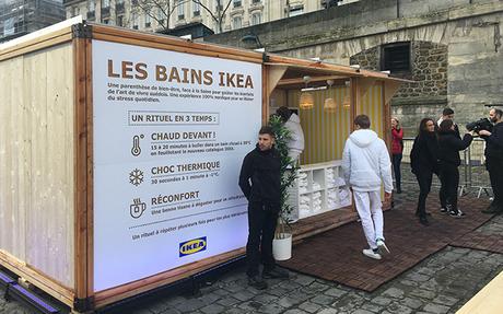 Paris : des bains nordiques IKEA ouvrent au public Paris : des bains nordiques IKEA ouvrent au public