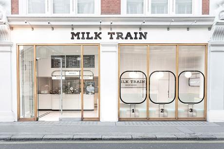 The Milk Train, un glacier à Londres dont la décoration s’inspire des gares