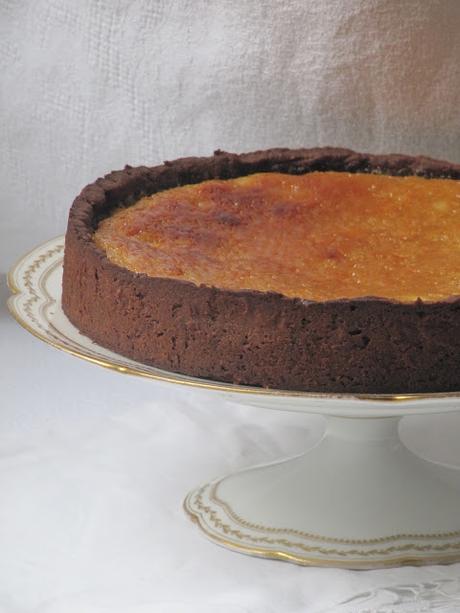 Tarte au chocolat & à la noix de coco