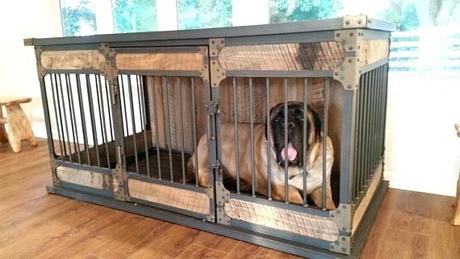 extra large dog kennel extra large rustic industrial dog kennel dog crate riveted steel dog kennel with reclaimed barn wood extra large dog kennel tray