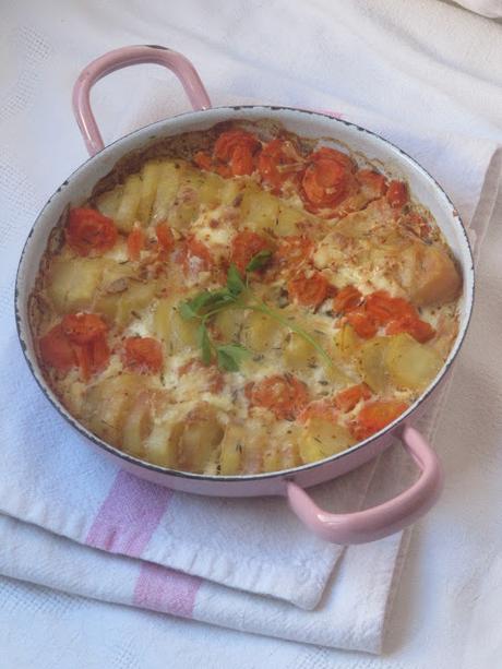 Gratin de pommes de terre & carottes Gratin de pommes de terre & carottes