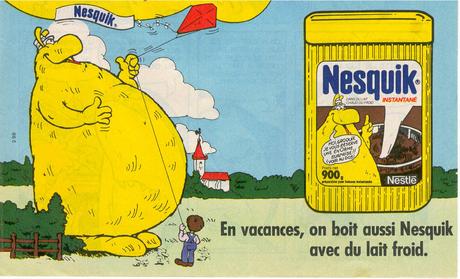 La boîte jaune en plastique de Nesquik va disparaître