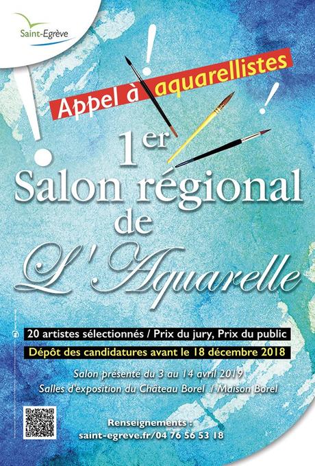 1er salon régional d’aquarelle de Saint-Egrève (Isère)